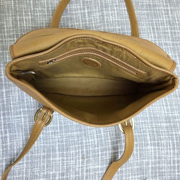 Green Fields Country Cowhide Collection Flap Shoulder Bag Butterscotch/Camel - Picture 13 of 16